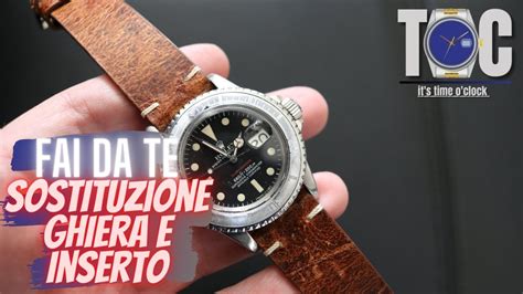 ghiera girevole rolex replica sostituzione|Sostituzione inserto ghiera e lunetta ROLEX Submariner 1680 .